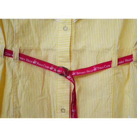 Girls Dress Glitter Button Front Ruffle Detail - Picture 5 of 7